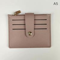 ราคา JZ กระเป๋าใส่บัตรเครดิตแฟชั่นสีทึบกระเป๋าใส่บัตรรถบัสสำหรับผู้หญิงผู้ชายกระเป๋าสตางค์ใบเล็กกระเป๋าใส่เงินทอน (20319754254)