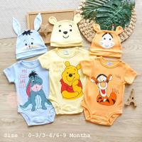 ราคา ชุดเด็กแรกเกิด ชุดเด็กหมีพูห์ ชุดเด็กมีหมวก ชุดเด็กอ่อน ได้ทั้ง 3 ชุด ราคา 400บาท ชุดเตรียมคลอด เสื้อผ้าเด็ก3 6 เดือน คอตตอนแท้ (8719592427)