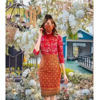 ราคา ชุดไทยประยุกต์ ชุดไทยผู้หญิง Mae Pilai ชุดไทยผู้หญิง ชุดไทยทำบุญ ชุดไทยไปงาน ชุดไทยทำบุญบ้าน (6294784910)