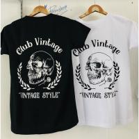 ราคา BIL เสื้อคลับวินเทจสไตล์วินเทจ90เสื้อยืดสกรีนคลับวินเทจสไตล์ เสื้อคอกลมผู้ชาย Tshirt (17551522749)