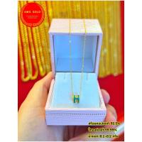 ราคา สร้อยคอเงินแท้ 92 5 พร้อมจี้ทองแท้ 99 99 น้ำหนัก0 1 0 2 กรัม จี้ทองแท้มีใบรับประกันสามารถขายได้ (20069680385)