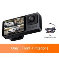 ราคา Car Dash Cam 1080P Dual Lens Car DVR Camera Front Rear 2 Video Recorder Night Vison G Sensor Loop Recording 24h Parking Monitor (20525474301)