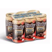 ราคา ราคาส่งถูก เบอร์ดี้ กาแฟปรุงสำเร็จพร้อมดื่ม โรบัสต้า สูตรน้ำตาลน้อย 180 มล แพ็ค 6 กระป๋อง Birdy RTD Coffee Robusta Low Sugar 180 ml x 6 สินค้าใหม่ ล็อตใหม่ ของแท้ บริการเก็บเงินปลายทาง (19646479839)