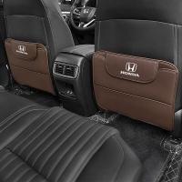 ราคา ผ้าคลุมปกป้องหลังหลังเบาะรถแผ่นป้องกันการเตะหลังเบาะพร้อมกันน้ำหนังคุณภาพสูงกระเป๋าเก็บของสำหรับ Honda City Accord Jazz BRV HRV CRV Odyssey Civic Fd Civic Fc Civic Dimension Esi Stream (19109934010)