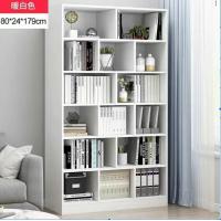 ราคา ตู้เก็บของ ชั้นวางของ ชั้นหนังสือ Bookshelf ตู้หนังสือ ตู้โชว์ ชั้นวางของพร้อมบานเปิด ชั้นอเนกประสงค์ ชั้นวางไม้ (15536426076)