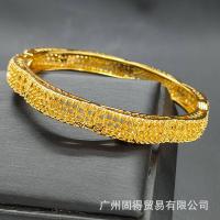 ราคา ดูไบ bangles 24k สร้อยข้อมือทองไม่ซีดจางแฟชั่นสร้อยข้อมือแต่งงานสร้อยข้อมือเจ้าสาวสีทองทราย (19463949856)