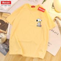 ราคา B11382 เสื้อโอเวอร์ไซส์ เนื้อผ้าเกล็ดปลา ลายสนู๊ปปี้ (19495921663)