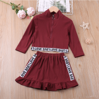 ราคา Humor Bear 2Pcs Autumn Baby Girl Clothes Girl Clothing Set Cute Long Sleeve Top Pants Suit Kids Girl Splice Children Clothes (12064354336)