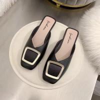 ราคา ส่งไว 022 รองเท้าแตะคัทชูหัวตัด บวกเพิ่ม 1 ไซส์ รองเท้าใส่ทำงาน รองเท้าคัทชูแฟชั่น รองเท้าคัทชูสไตล์เกาหลี รองเท้าคัทชูเปิดส้น ดีไซน์ (21145736941)