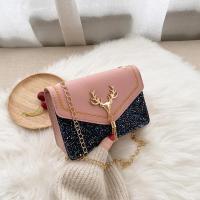 ราคา กระเป๋าอินเทรนด์กระเป๋าสตรีผลิตภัณฑ์ใหม่พู่กวางน้อยกระเป๋าสี่เหลี่ยมเล็กแวววาวกระเป๋าสะพายไหล่ข้างหนึ่งกระเป๋าผู้หญิง (21170738333)