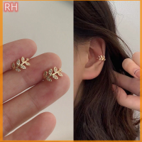 ราคา Ranghe ต่างหูรูปใบไม้สีทองต่างหูแบบหนีบสวยงามและเรียบง่าย1ชิ้นต่างหูต่างหูแบบหนีบที่ไม่ต้องเจาะ (20873921147)
