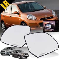 ราคา เลนส์กระจกมองข้าง เนื้อกระจกมองข้าง รุ่น นิสสัน อัลเมร่า NISSAN ALMERA MARCH ปี 2010 2017 1 คู่ ซ้าย ขวา (15432439072)