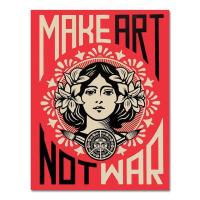 ราคา Make Art Not War Series ขายโปสเตอร์ผนังภาพวาดห้องนอนบทคัดย่อภาพศิลปะผ้าใบสำหรับตกแต่งบ้านไม่มีกรอบ (19973549122)