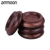 ราคา ammoon 4PCS Set Upright Piano Caster Cups Coaster Solid Wood with Anti slip EVA Pad (19644488736)