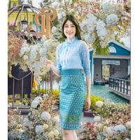 ราคา ชุดไทยประยุกต์ ชุดไทยผู้หญิง Mae Pilai ชุดไทยผู้หญิง ชุดไทยทำบุญ ชุดไทยไปงาน ชุดไทยทำบุญบ้าน (6294784922)