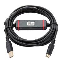 ราคา USB QC30R2สำหรับMitsubishi Q SeriesเขียนโปรแกรมพีแอลซีสายMELSEC USB RS232ดาวน์โหลดสายเคเบิลข้อมูลสนับสนุนWIN7 XP (1135504721)