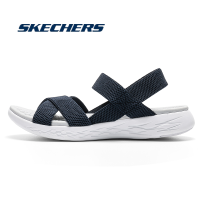 ราคา TOP Skechers Gorun Womens sandals สเก็ตเชอร์ส รองเท้าแตะ ผู้หญิง GOwalk Arch Fit On The Go Sandals Shoes GRY (19635737002)