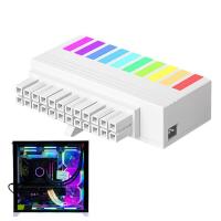 ราคา ATX 24 Pin Power Plug Adapter Power Connector Adapter 24 Pin ARGB Mainboard Connector Power Supply for Desktop Motherboard PC Power Supply qualified (20487122689)