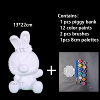 ราคา Rex TT Ling Na Bell Star Dew White Model DIY Doodle Doll Coloring Piggy Bank Ornament Gift ของเล่นสําหรับเด็ก (19351938802)