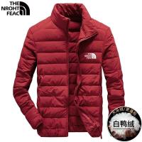 ราคา แอนตี้นี่ North Face แบบไดนามิกเสื้อขนเป็ดผู้ชาย2022ฤดูใบไม้ร่วงและฤดูหนาวสั้นหลวมบาง Warm คอตั้งเป็ดสีขาวเสื้อขนเป็ด (17125633770)