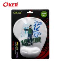 ราคา แผ่นรองเมาส์มีที่รองข้อมือ OKER รุ่น PA 02 (12489729564)