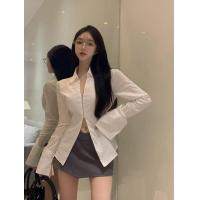 ราคา เสื้อเชิ้ตแขนยาวเสื้อเชิ้ตซิปหน้าแขนยาวป้ายmikabrand (20566744559)