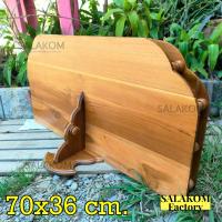 ราคา SLK หิ้งพระ ไม้สัก หิ้งสำหรับวางพระ ติดหนัง ขนาด 70 36 ซม มุมหยัก หิ้งพระไม้สักแท้ สีย้อมไม้สัก หิ้งพระไม้สักแขวนผนัง Buddhas shelf (19852347134)