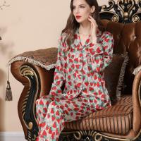 ราคา จัดส่งฟรี Uniqlo Lulu ชุดนอนหญิงน้ำแข็งลวดฤดูใบไม้ผลิฤดูร้อนฤดูใบไม้ร่วงและฤดูหนาวสวมใส่สบายแขนยาวกางเกงชุดนอนผ้าไหมชุดนอนผ้าไหม (12252566003)