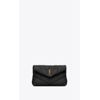 ราคา YSL YvesSaintlaurent PUFFER SMALL POUCH IN QUILTED LAMBSKIN (21228304704)