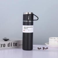 ราคา stainless steel thermos bottle gift set office business style thermos cup hot water couple cup water bottle free shipping (20430540764)