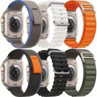 ราคา rifeikai 6Pack Trail Loop Alpine Loop Ocean Bands For Apple Watch Band 38 40 41mm 42 44 45 49mm For Women Men For IWatch Series Ultra 8 7 6 5 4 3 2 1 SE (20350281212)