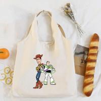 ราคา กระเป๋าสะพายไหล่ กระเป๋านักเรียน กระเป๋าช้อปปิ้ง ผ้าแคนวาส ลายการ์ตูน Toy Story Winnie The Pooh ขนาดใหญ่ เป็นมิตรกับสิ่งแวดล้อม BYUE (20134039771)