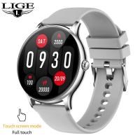 ราคา LIGE GPS Track 2023บลูทูธผู้หญิงสมาร์ทนาฬิกาผู้ชาย Full Touch ฟิตเนส Track กันน้ำผู้ชาย Smartwatch Lady สำหรับ Android IOS (20091057196)