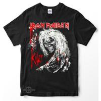 ราคา เสื้อยืดผู้ชาย IRON MAIDEN KILLERS Premium Tshirt iron maiden heavy metal band metal pantera dream theater iron maiden Metallica oversize rock n roll (20774830781)