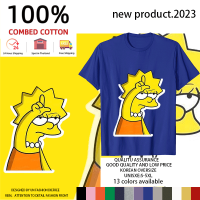 ราคา เสื้อยืดลายการ์ตูน Simpsons สําหรับผู้ชายและผู้หญิง หลายไซส์ S 5XL (20909775751)