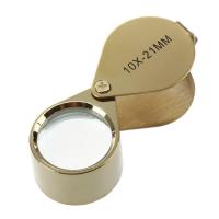 ราคา 10x Magnifying Magnifier Glass Jewellers Eye Foldable Jewelry Loop Loupe (20139729743)