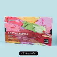ราคา สีชอล์ค น้ำมัน Shadow rich Oil Pastels 12 24 36 48 สี (20886494011)