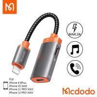 ราคา LUNA electronic accessories Mcdodo Dual Lighting Audio Aux Adapter สำหรับ Iphone 13 11 Pro Max 3 5มม แจ็คหูฟัง Aux Converter Chargre 2In1 Splitter (16374324178)
