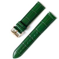 ราคา Original 12 14 16 17 18 19 20 21 22mm Genuine Leather Watch Band Stainless Steel Buckle Watch Strap Bracelet for Tissot Timex Seiko (19873181660)