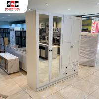 ราคา ตู้เสื้อผ้าสีขาวมีกระจกสไตล์วินเทจ รุ่น เอลิฟ TH180AL (20130368570)