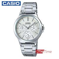 ราคา Casio นาฬิกาข้อมือผู้หญิง สายสแตนเลสส รุ่น LTP V300D (2252738531)
