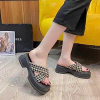ราคา ส่งเร็วพิเศษ รองเท้าเสริมส้นสูง2นิ้ว สายคาดด้านหน้า X รุ่นTP346 (18199521853)