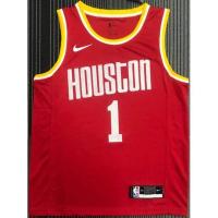 ราคา hot pressed nba Houston ROCKETS 1 McGRADY White Red Basketball Sports Vest jersey (19784866183)