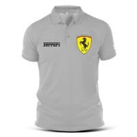 ราคา FERRARI เสื้อโปโลผ้าฝ้ายแบบแห้งเร็วสําหรับผู้ชาย (20491461273)