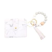 ราคา Fashionhead สร้อยข้อมือกระเป๋าสตางค์สตรีกระเป๋าสตางค์แบบมีพู่ลูกปัดกระเป๋าสตางค์แบบมีพู่ผู้หญิงที่มีกระเป๋าเก็บบัตรทันสมัยหนังสังเคราะห์แน่นและลายเสือดาวหินอ่อนเก๋ไก๋เหมาะสำหรับแฟชั่นนิสต้า (200397903
