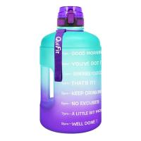 ราคา QuiFit ขวดน้ำพลาสติก มีทีล็อคปิดฝา ปราศจากสาร BPA สำหรับเล่นกีฬา ฟิตเนส ขนาด 378 ลิตร (16454202265)