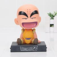 ราคา 12cm Z Son Goku Krillin naruto Bobble Head luffy Demon Slayer phone holder Action Figure toy car Decoration (15115242969)