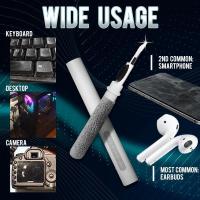 ราคา ชุดทำความสะอาดหูฟังบลูทูธ TWSปากกาทำความสะอาดพร้อมแปรงไมโครไฟเบอร์แบบนิ่มสำหรับชิ้นส่วนขนาดเล็กและรูชุดทำความสะอาดกล้องอุปกรณ์เสริมสำหรับ Huawei Xiaomi Samsung IOS (12178842519)