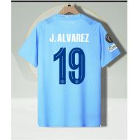 ราคา S 3XL 23 24 Home Adult SOCCER JERSEYS MANSCITIES 2023 2024 Football Uniform HAALAND DE BRUYNE FODEN GREALISH BERNARDO J ALVAREZ T shirt (20454319454)