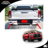 ราคา ครอบกันชนท้าย ทรง TRD Sportivo โตโยต้า ไฮลัค รีโว้ ล็อคโค สี ขาว Hilux Revo Rocco Toyota 2 4 ประตู ปี2018 2019 ขนาด มีบริการเก็บเงินปลายทาง (9877293890)